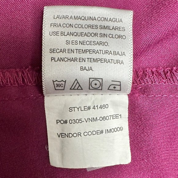 Grey's Anatomy by Barco Women's Scrub Tops XL Burgundy Style 41460 Medical - Picture 9 of 10